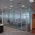 High quality double glass partition wall tempered glass for office glass partitioning design